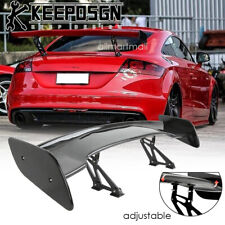 GLOSSY 47'' Rear Trunk Spoiler Wing GT Style Adjustable Bracket for Audi TT RS picture