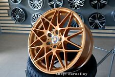 New 19 inch 5x120 666M CS STYLE ORANGE wheels for BMW 3 5 6 M4 E F SERIES rims picture
