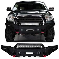Vijay For 2007-2013 Tundra New Front Bumper w/ Winch Plate and LED Lights picture