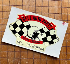 ORIGINAL Vintage BELL AUTO water DECAL Hot Rod Drag RAcing Speed Parts old nhra picture