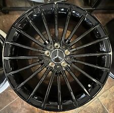 22'' Wheels fit Mercedes S550 CLS Bentley S63 Gloss Black Rims Tires GLC CL63 picture