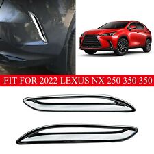 Pair Chrome Rear Side Air Inlet Cover ABS Trim For Lexus NX 250 350 350h 2022  picture