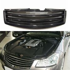 Carbon Fiber Front Bumper Hood Grill Grille For Infiniti M35 M45 2008 2009 2010 picture
