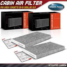 2x Activated Carbon Cabin Air Filter for Chevy 2005-2019 Cadillac XLR 2004-2009 picture