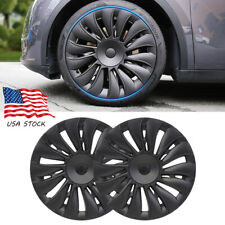 4PCS 19Inch Full Cover Hubcaps Storm Wheel Rim Cover for Tesla Model Y picture