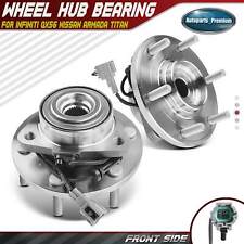 2 Front LH & RH Wheel Hub Bearing Assembly for Infiniti QX56 Nissan Armada Titan picture