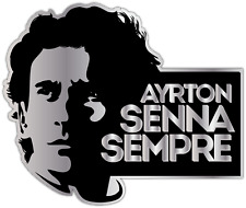 Ayrton Senna Sempre Forever F1 Racing Legend Formula One Vinyl Sticker Decal Car picture