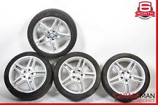 10-13 Mercedes W212 E350 E63 AMG Complete Staggered Wheel Tire Rim Set 8.5x9 R18 picture