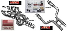 Kooks 1-7/8 stainless long tube headers green catted H-pipe 2011-14 Shelby GT500 picture