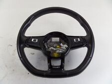 15-19 VW MK7 Golf R M/T Flat Bottom Steering Wheel GTI Alltrack OEM picture