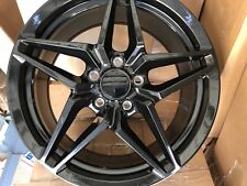 Corvette ZR1 Reproduction Gloss  Black Wheels 19x12-18x9.5 picture