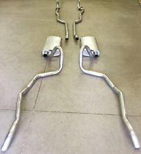1966-67 PONTIAC GTO LEMANS TEMPEST 389 V8 DUAL EXHAUST SYSTEM, STAINLESS STEEL picture