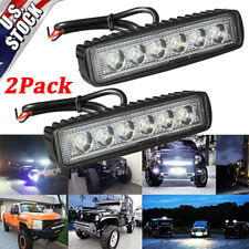 2x 6inch 36W LED Work Light Bar Spot Pods Fog Lamp Offroad SUV ATV Driving Truck picture