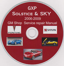 Pontiac Solstice,GXP & Saturn SKY 2006-2009 Original GM SHOP MANUAL,PLUS Extras picture