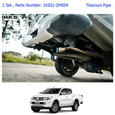 Stainless Exhaust Pipe Single Anodized Tip Fits Mitsubishi L200 Triton 2015 - 17 picture