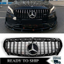 GTR Style Front Grille W/Emblem For Mercedes Benz W117 2013-2019 CLA200 CLA250 picture