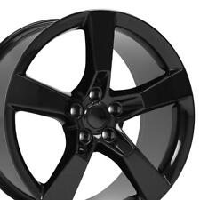 5443 Black 20x9 inch Rim Fits Chevy Camaro - SS Style Wheel picture