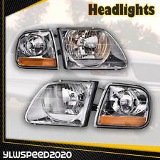 Lightning Headlights & Parking Corner lights Fit For 97-04 Ford F150/Expedition picture