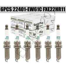 6  Genuine FXE22HR11 22401-EW61C Dual Iridium Spark Plugs for Nissan Infiniti picture