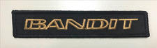 Black BANDIT patch with GOLD embroidered BANDIT logo.   picture
