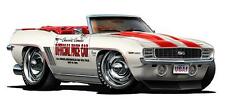 Rare 1969 Chevy Camaro SS 350 Pace Car 3ft Long Wall Graphic Decal Poster Cling picture