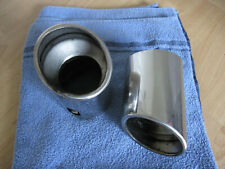 Set of 2 GENUINE Factory OEM 2019 - 2021 Acura RDX Chrome Exhaust tips Finishers picture