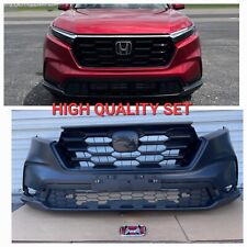 2023 2024 Honda CRV CR-V Front Upper Bumper Cover Complete Set 6pcs With EMBLEM  picture