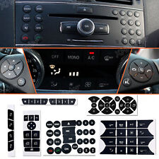 Button Repair Kit Window Switch Sticker For Mercedes Benz W204 C250 C350 2008-14 picture