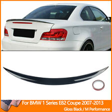 For 2007-13 BMW 1-Series E82 128i 135i Coupe Rear Trunk Spoiler Wing Gloss Black picture