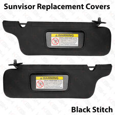 Sun Visor Replacement Cover Driver Passenger Repair For 94-04 Ford Mustang Black picture