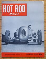 HOT ROD Magazine 1949 scta Car Show 1927 T Roadster 4 banger Racing piNup vtg picture