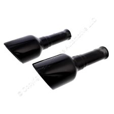 Pair High Gloss Black OEM Mopar 5.7L Exhaust Tailpipe Tips for 2019-24 Ram 1500 picture