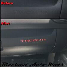 RED Dashboard Letter Insert Decals Precut Vinyl for Toyota Tacoma 2016+ picture