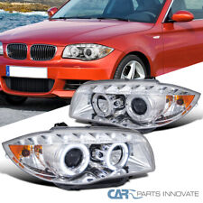 Fits BMW 04-11 E87 07-11 E81 07-13 E82 E88 LED Dual Halo Projector Headlights picture