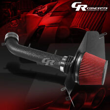 FOR 99-04 TACOMA 3.4L V6 BLACK CRINKLE ALUMINUM COLD AIR INTAKE & HEAT SHIELD picture