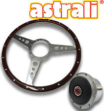 Astrali® 14 Inch Classic Wood Steering Wheel MG MGB GT, MGB Roadster, MG Midget  picture