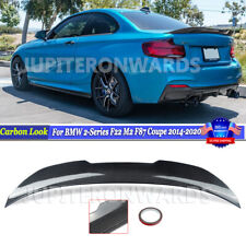 For BMW F22 M235i M240I M2 F87 Coupe 2014-2020 Carbon Look Rear Spoiler Wing PSM picture