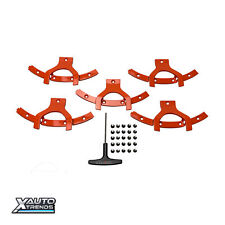 KMC XD Series XD827 Wheel Split Spoke Insert 17X8 +35 Orange 5 Pcs 827SS78035-OR picture