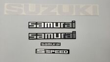 SUZUKI SAMURAI EMBLEMS AND DECALS (gray) picture