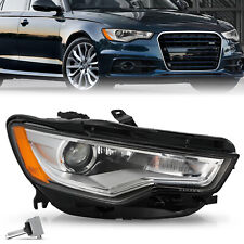 For 2012-2015 Audi A6 S6 Headlight HID w/o AFS LED DRL Projector Passenger Side picture