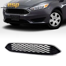 Front Upper Bumper Grille W/ Chrome Trim Fits 2015-2018 Ford Focus picture