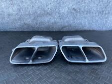 MERCEDES W117 CLA45 AMG SPORT EXHAUST MUFFLER PIPE TIPS TIP SET PAIR OEM picture