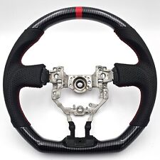 REVESOL Hydro-Dip Carbon Fiber Black Steering Wheel for 2013-2016 SCION FR-S BRZ picture