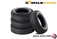 4 Milestar MS775 Touring SLE P175/80R13 86S SL WSW  WHITE WALL All-Season Tires picture