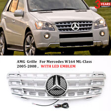 Grille Grill W/LED Star For 2005-2008 Mercedes W164 ML350 ML320 ML63 ML500 ML550 picture
