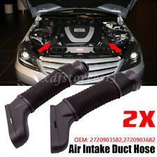 Pair Air Intake Inlet Duct Hose Left&Right For Mercedes-Benz W204 W212 C300 C350 picture