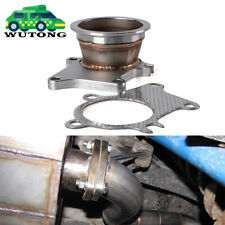 For T3 T4 Turbo Exhaust Down Pipe 5 Bolt Flange to 3 Inch 76mm V-Band Adapter picture