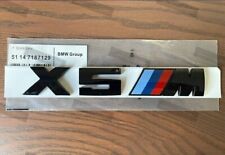 Gloss Black X5M Trunk Tailgate Sticker Badge Emblem For BM X5 E70 F15 F85 picture