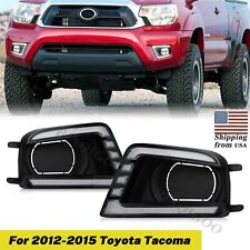 For TOYOTA TACOMA 2012 2013 2014 2015 LED Fog Lights Driving Lamps w/ Amber Turn picture