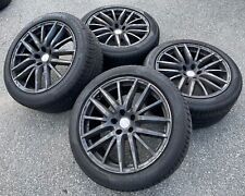 Set of 4 Used OEM '16-'20 Maserati Quattroporte Ghibli Staggered Wheels & Tires picture
